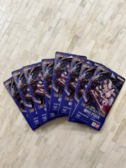Sealed One Piece OP14 EB04 The Azure Sea's Seven Sleeved Booster Packs x8 - Image 3