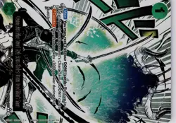 Demon Aura Nine Sword Style OP12-037-V2 Alternate Art One Piece Trading Card - Image 5