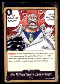 One Piece After All These Years I'm Losing My Edge!!! 4 card lot - Image 1
