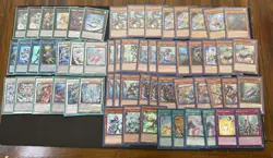 Yu-Gi-Oh! Mermail Atlantean Main and Extra Deck 58 Cards | Poseidra | Abyssrhine - Image 1