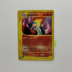 Typhlosion 65/165 Reverse Holo Rare Expedition Base Set Pokemon Card 2002 MP - Image 1