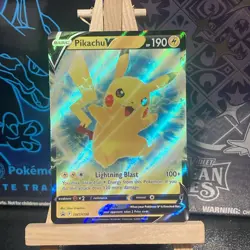 Pikachu V SWSH198 - SWSH Black Star Promo - Pokemon Card - Near Mint - Image 1