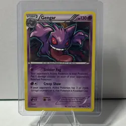 Pokemon TCG Gengar Breakthrough 60/162 Holo Rare Card English - Image 1