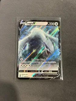 4 Lugia Holo Card Lot!! Lugia V 138/195 Silver Tempest Ultra Rare Pokemon TCG - Image 4