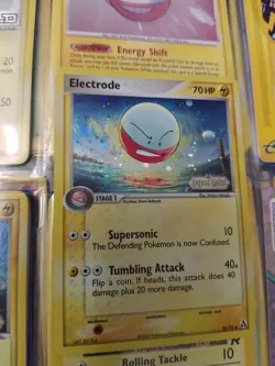 Pokemon Card/Tarjeta/Karte: Electrode Reverse-Holographic LEGEND MAKER 32/92 - Image 2