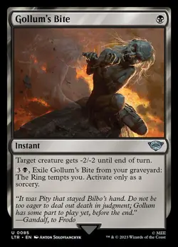 Gollum's Bite The Lord of the Rings: Tales of Middle-earth MTG NM - Image 1