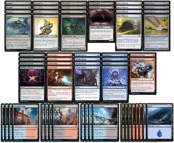 Tier 1 Grixis Affinity Pauper Deck - Red Blue Black - Powerful - 60 Card MTG!!! - Image 1