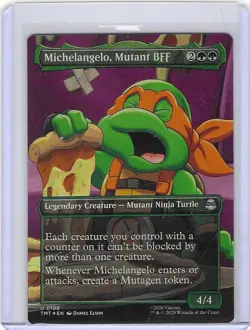 Michelangelo #198 Foil U - Teenage Mutant Ninja Turtles TMNT MTG - Image 1
