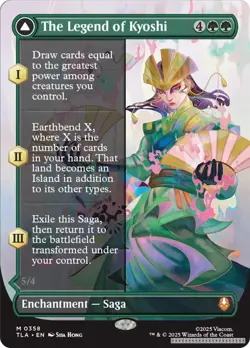 The Legend of Kyoshi (Borderless) [TLA - 358] - NM [Normal] TCG MTG - Image 1