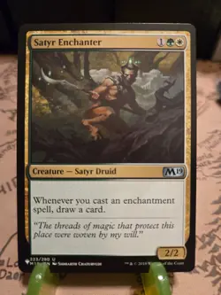 MTG Satyr Enchanter Mystery Booster/The List Regular Uncommon NM - Image 1