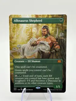 Magic The Gathering - Mythic Allosaurus Shepherd #365 2X2 Borderless LP - Image 1