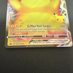 Pokemon Pikachu VMAX SWSH062 Sword & Shield Promo Full Art Holo 2021 English - Image 3