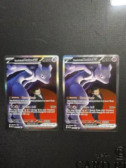 Pokemon TCG 2 Team Rockets Mewtwo EX 281/217 Secret Rare Near Mint + - Image 1