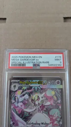 PSA 9 Mega Gardevoir Ex SIR 178/132 2025 Mega Evolutions! - Image 2