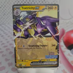 Pokemon TCG - Toxtricity EX SVP 215 - Illustration Contest 2024 - Image 1