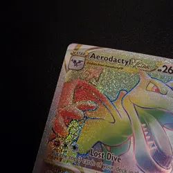 Pokemon TCG Aerodactyl VSTAR Sword & Shield Lost Origin 199/196 Rainbow Rare - Image 2