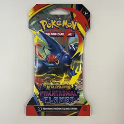 Art Set Pokemon Mega Evolution Phantasmal Flames 4x Sleeved Booster Pack Art Set - Image 2