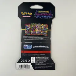 Art Set Pokemon Mega Evolution Phantasmal Flames 4x Sleeved Booster Pack Art Set - Image 3