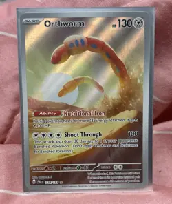 Pokemon Orthworm 224/193 Sv02 Paldea Evolved Illustration Rare Holo 130 HP - Image 1