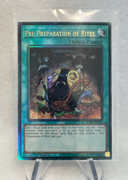 Yugioh Pre-Preparation of Rites RA01-EN055 Prismatic Ultimate Rare 1st Ed. - Image 1