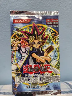 Yugioh TCG! SEALED Legacy of Darkness Booster Pack 1st Edition Hobby - LIGHT - Image 1