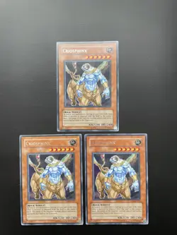 Yugioh Criosphinx TLM-EN013 Unlimited Edition Rare LP X3 - Image 1