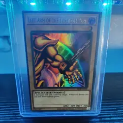 Yugioh Left Arm of the Forbidden One LOB-EN123 Ultra Rare NM - Image 1
