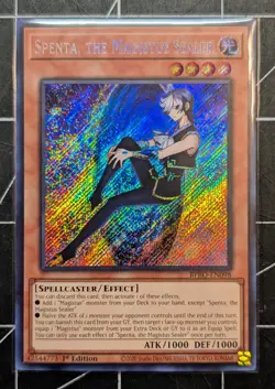 YuGiOh! Spenta, the Magistus Sealer BPRO-EN098 Burst Protocol 1st Edition - Image 1