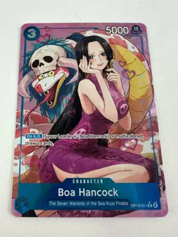 BOA HANCOCK - One Piece OP13-051 - AA Alt Art Rare R - Carrying On His Will JPN - Image 1