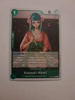 Kouzuki Hiyori Rare (R) OP12-028 Legacy of the Master English Foil - Image 1