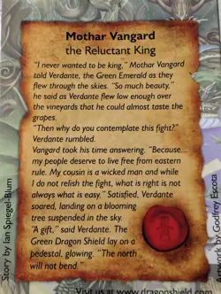 Dragon Shield Card Sleeves 100 Pack Art Classic King Mothar Vanguard - Image 2