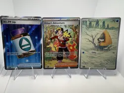 Pokemon Lot of 10 Cards All IR Promos/Holo Modern Sleeves + EXTRAS - Image 1