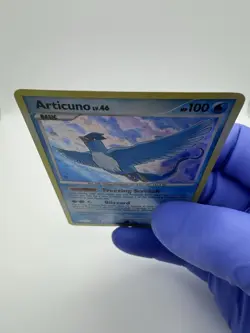 Pokemon Card Articuno Holo Rare Majestic Dawn 1/100 HOLO BLEED - LP - Image 3