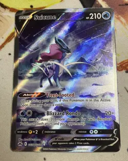 Suicune V Alt Crown Zenith Galarian Gallery GG38 Pokemon Card Near Mint - Image 1