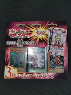 Yu-Gi-Oh! Duel II King 3 : Booster Packs + 3 Rare Cards Unopened!! - Image 1