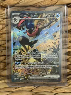 Greninja ex 132 Sv: Scarlet & Violet Black Star Promo Card Holo - Image 1