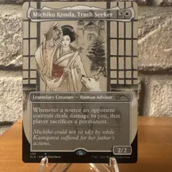 Magic: The Gathering Michiko Konda, Truth Seeker Legendary Creature Secret Lair… - Image 1