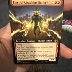 Electro, Assaulting Battery Extended Art - SPM - MTG - EN - NM/M - 0260 - Image 1