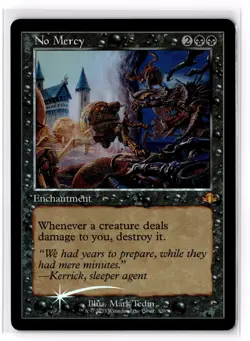 No Mercy (Retro Frame) 308 Dominaria Remastered Foil NM - Image 1