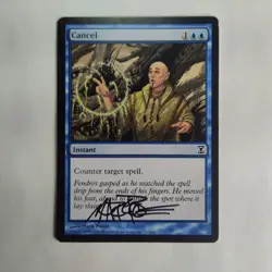 MTG Cancel Time Spiral - Signed by Artist Mark Poole - Image 1