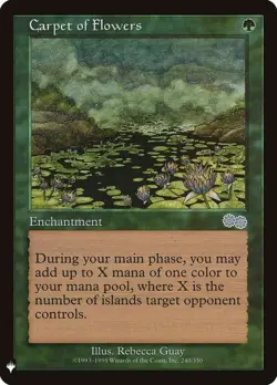 1x Carpet of Flowers, Mystery Booster, NM Near Mint, Magic the Gathering MTG - Image 1