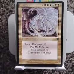 Magic: The Gathering Chromium Legendary Creature Legends White Blue Black 1994 - Image 1