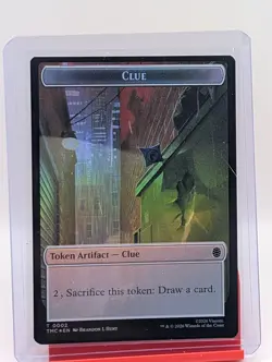 Treasure // Clue Double-Sided Token Teenage Mutant Ninja Turtles Commander - Image 1