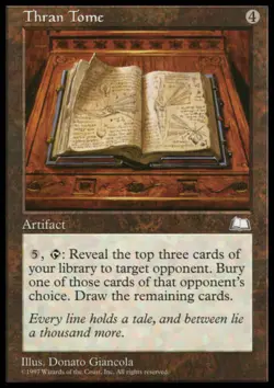 MTG: Thran Tome - Weatherlight - Magic LP L2 - Image 1