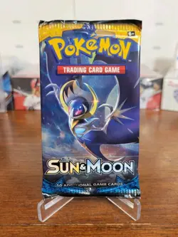 Pokemon Sun & Moon Base 10 Card Sealed Booster Pack X1 1 And Lunala Art Mon Luna - Image 3