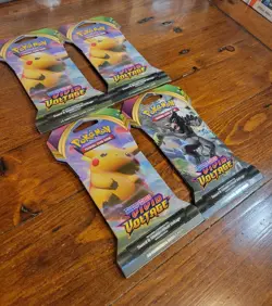 Pokemon TCG VIVID VOLTAGE Sleeved Booster Packs set Of 4 Factory Sealed New Pack - Image 3