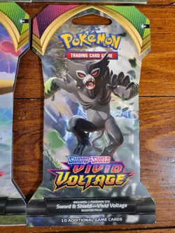 Pokemon TCG VIVID VOLTAGE Sleeved Booster Packs set Of 4 Factory Sealed New Pack - Image 5