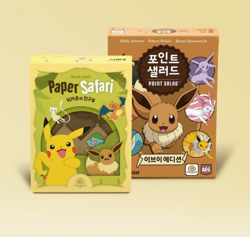 Pokemon Paper Safari Pikachu & Point Salad Eevee edition Card Board Game Korean - Image 1