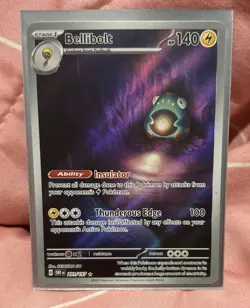 Pokemon TCG Bellibolt 201/197 Sv03: Obsidian Flames Holo Illustration Rare NM - Image 1