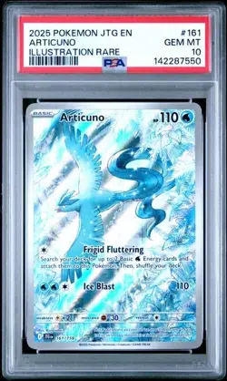 PSA 10 Articuno 161/159 Pokemon Journey Together Illustration Rare - Image 1